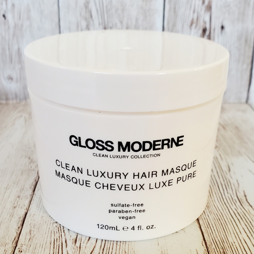 Gloss Moderne Clean Luxury Hair Masque 4oz. Mask Sulfate/Paraben Free and Vegan